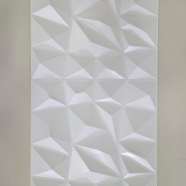Pvc 3D Diamond Alb
